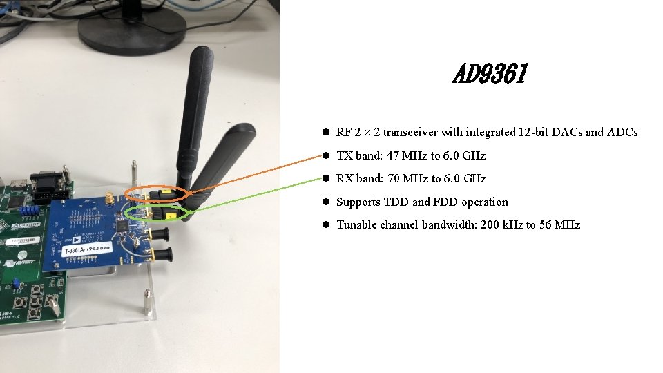 AD 9361 l RF 2 × 2 transceiver with integrated 12 -bit DACs and