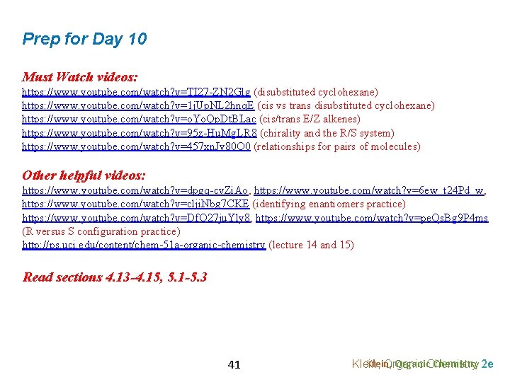 Prep for Day 10 Must Watch videos: https: //www. youtube. com/watch? v=TI 27 -ZN