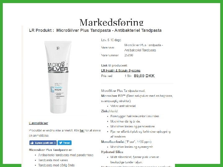 Markedsføring 