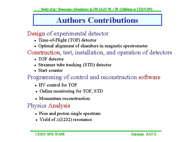 Study of D++ Resonance Abundance in 158 AGe. V Pb + Pb Collisions at