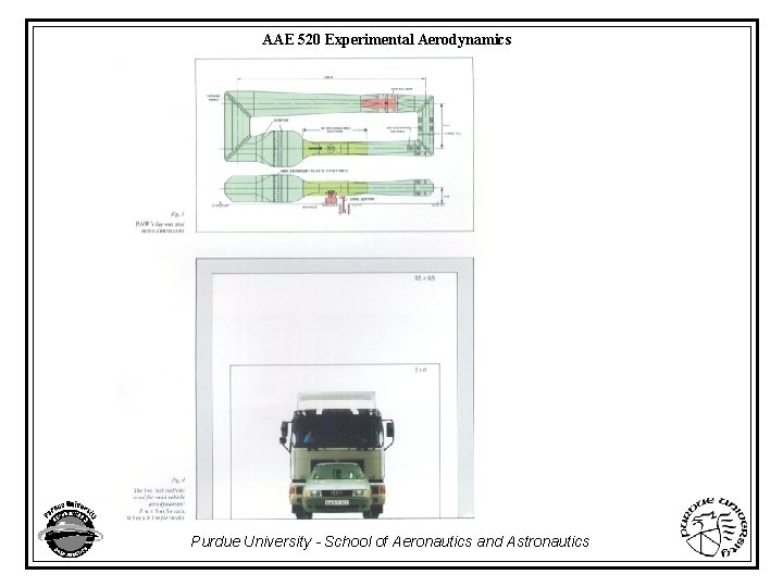 AAE 520 Experimental Aerodynamics Purdue University - School of Aeronautics and Astronautics 