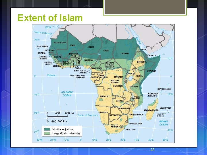 Extent of Islam 23 