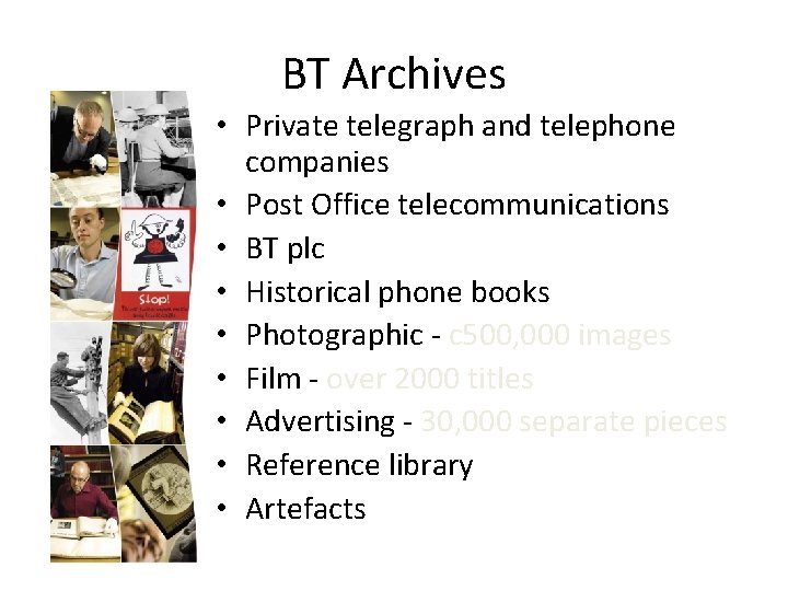 BT Archives • Private telegraph and telephone companies • Post Office telecommunications • BT