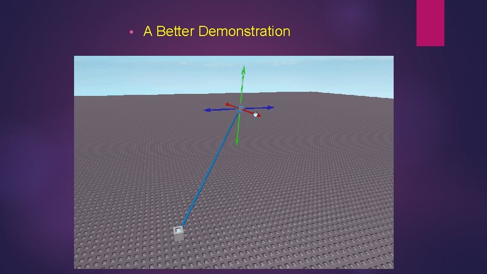  • A Better Demonstration 