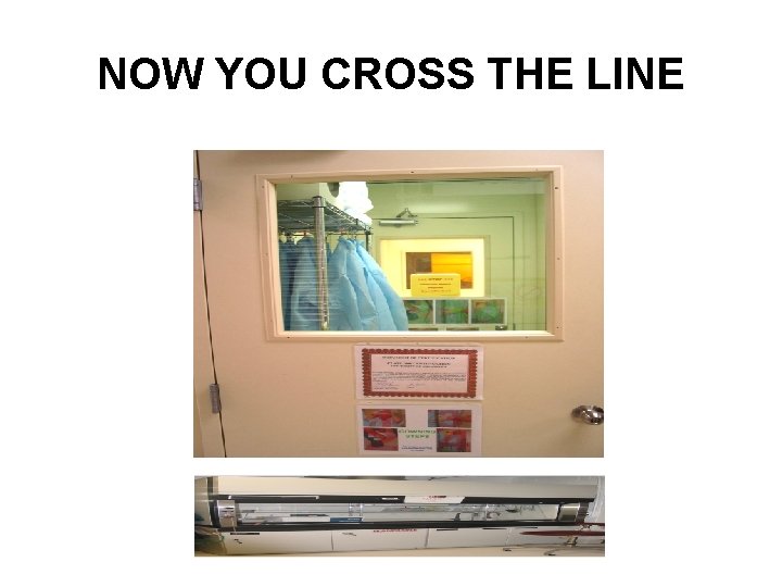 NOW YOU CROSS THE LINE 