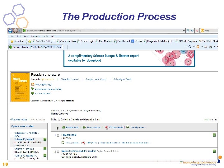 The Production Process 10 