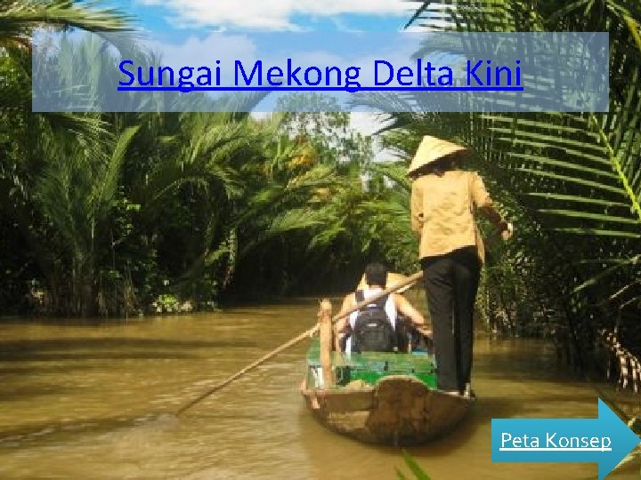 Sungai Mekong Delta Kini Peta Konsep 