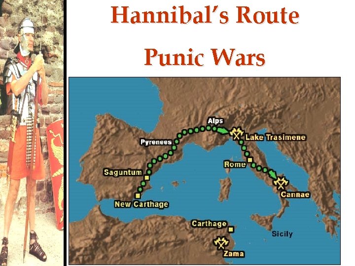 Hannibal’s Route Punic Wars 