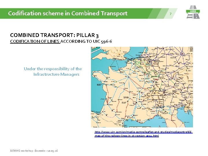 Codification scheme in Combined Transport 7 COMBINED TRANSPORT: PILLAR 3 CODIFICATION OF LINES ACCORDING