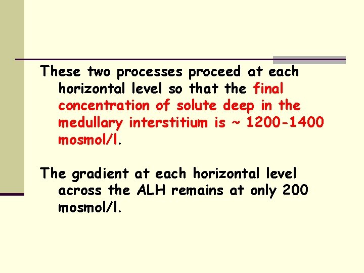 These two processes proceed at each horizontal level so that the final concentration of
