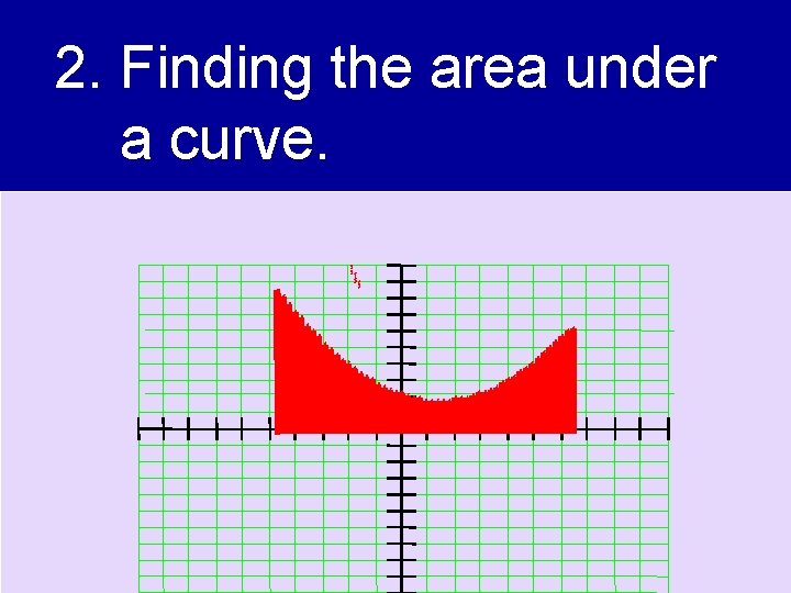 2. Finding the area under a curve. FGuilbert ORRHS 