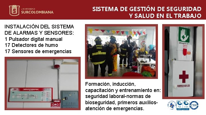 SISTEMA DE GESTIÓN DE SEGURIDAD Y SALUD EN EL TRABAJO INSTALACIÓN DEL SISTEMA DE