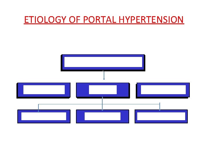 ETIOLOGY OF PORTAL HYPERTENSION 