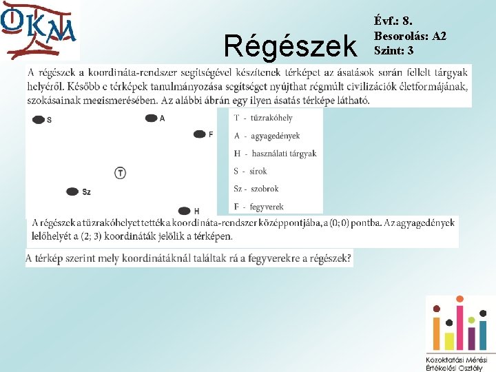 Régészek Évf. : 8. Besorolás: A 2 Szint: 3 