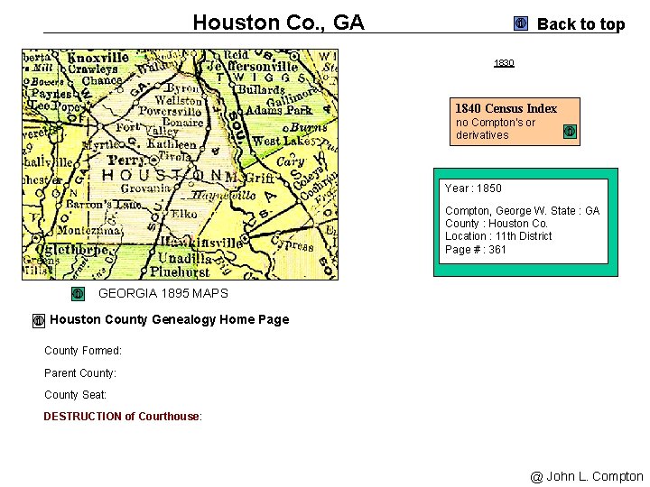 Houston Co. , GA Back to top 1830 1840 Census Index no Compton's or