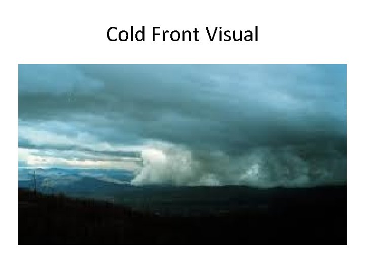 Cold Front Visual 