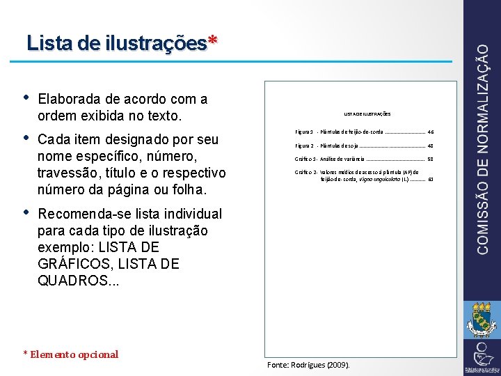 Lista de ilustrações* • Elaborada de acordo com a ordem exibida no texto. •