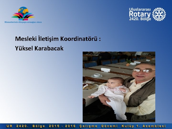 Mesleki İletişim Koordinatörü : Yüksel Karabacak 