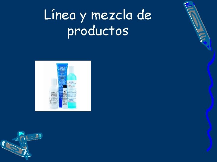 Línea y mezcla de productos 