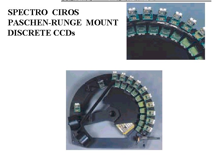 SPECTRO CIROS PASCHEN-RUNGE MOUNT DISCRETE CCDs 