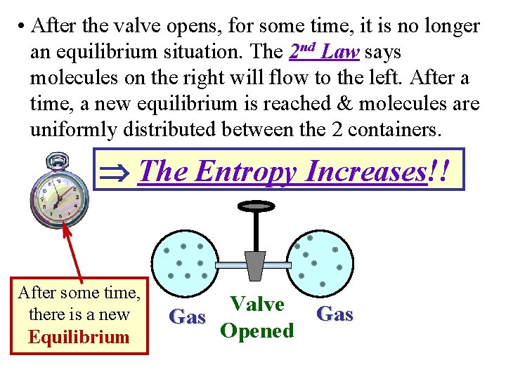 • After the valve opens, for some time, it is no longer an • After the valve opens, for some time, it is no longer an