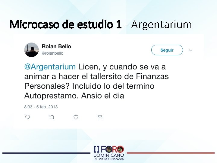 Microcaso de estudio 1 - Argentarium 