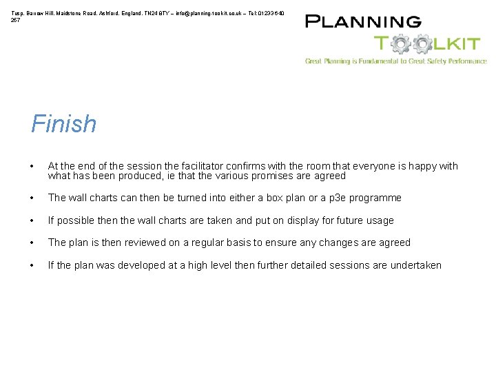 Tusp, Barrow Hill, Maidstone Road, Ashford, England, TN 24 8 TY – info@planning-toolkit. co.