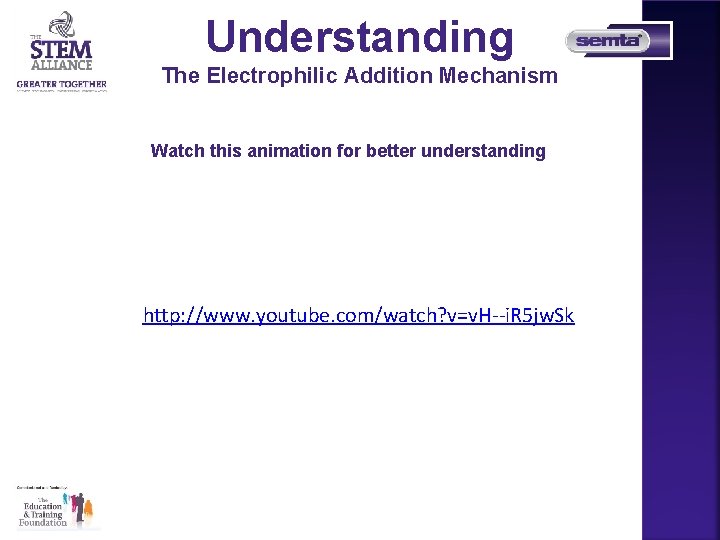 Understanding The Electrophilic Addition Mechanism Watch this animation for better understanding http: //www. youtube.