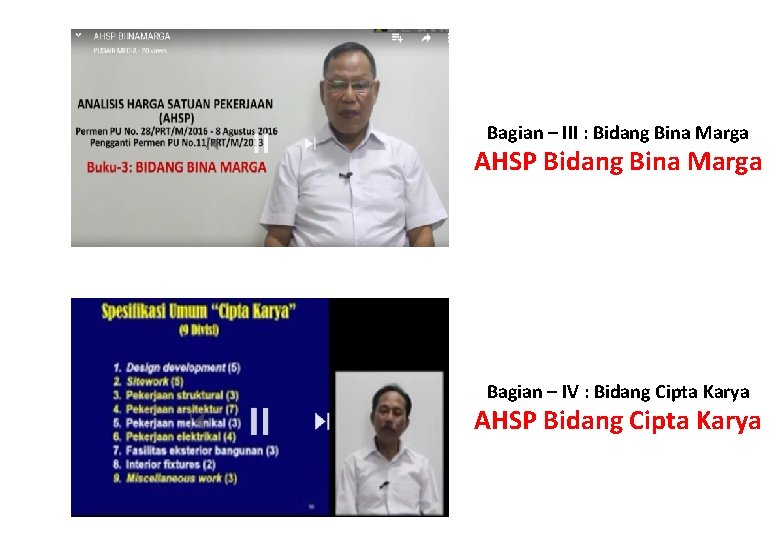 Bagian – III : Bidang Bina Marga AHSP Bidang Bina Marga Bagian – IV