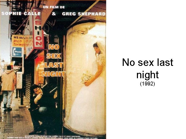 No sex last night (1992) 