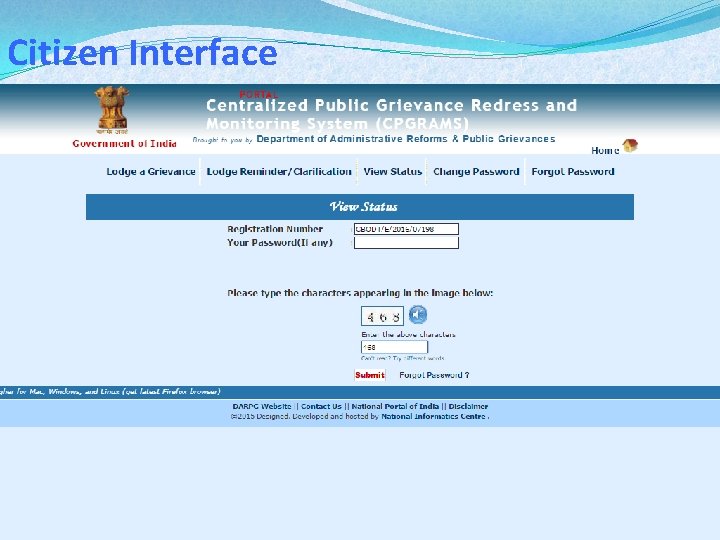 Citizen Interface 