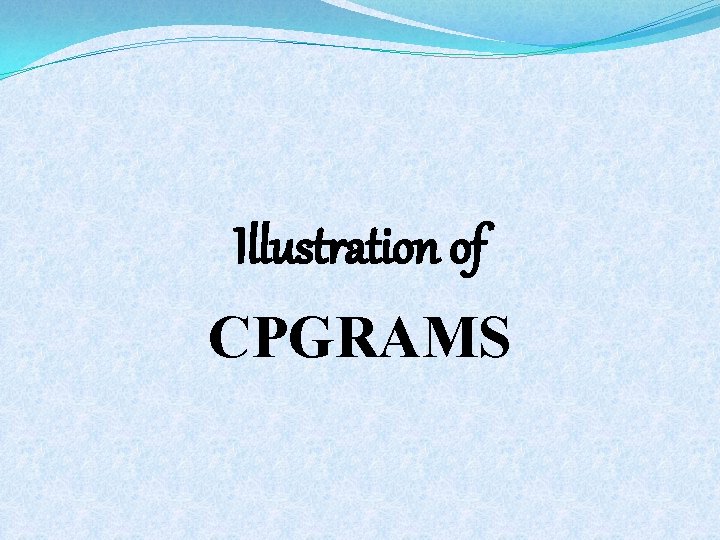 Illustration of CPGRAMS 