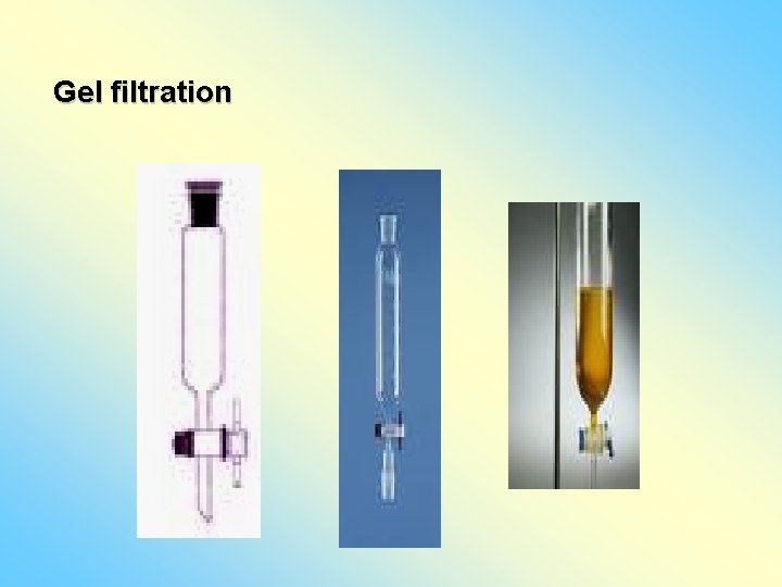 Gel filtration Gel filtration