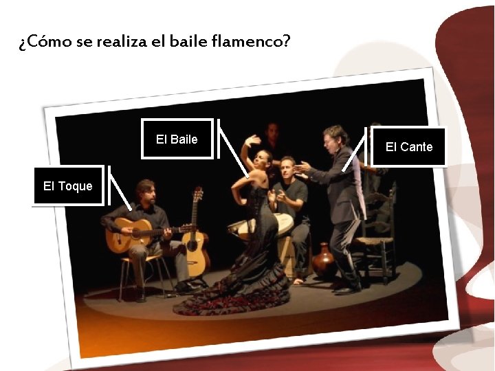 ¿Cómo se realiza el baile flamenco? El Baile El Toque El Cante 