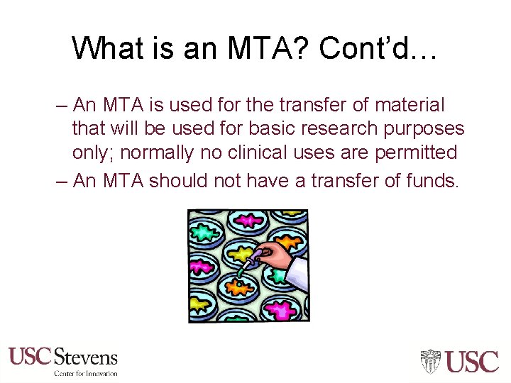 What is an MTA? Cont’d… – An MTA is used for the transfer of