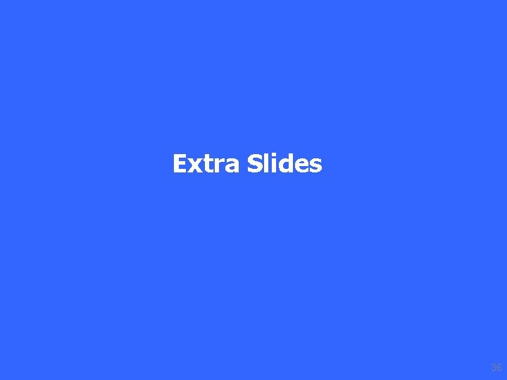 Extra Slides 36 