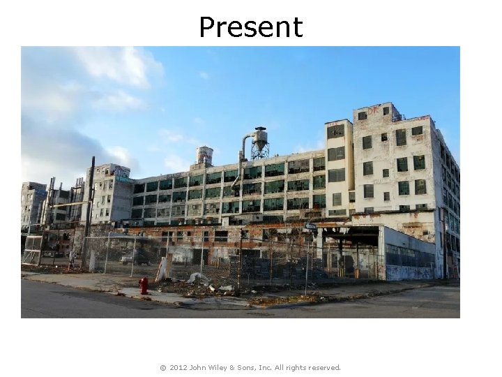 Present © 2012 John Wiley & Sons, Inc. All rights reserved. 