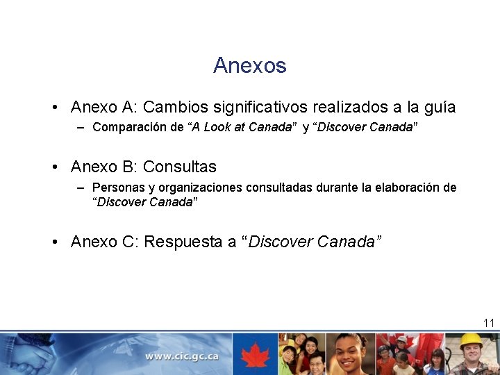 Anexos • Anexo A: Cambios significativos realizados a la guía – Comparación de “A