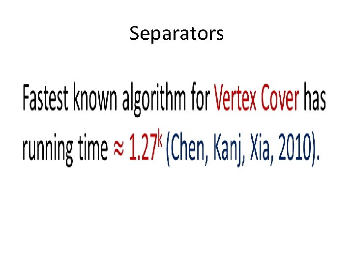 Separators • 