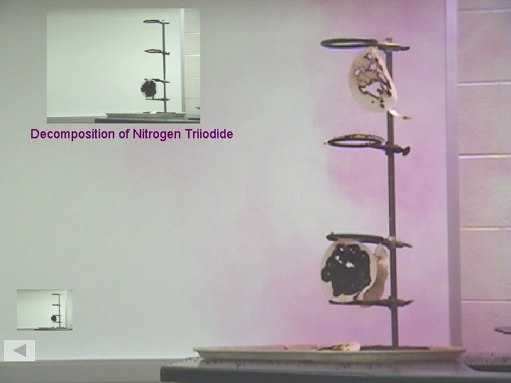 Decomposition of Nitrogen Triiodide 