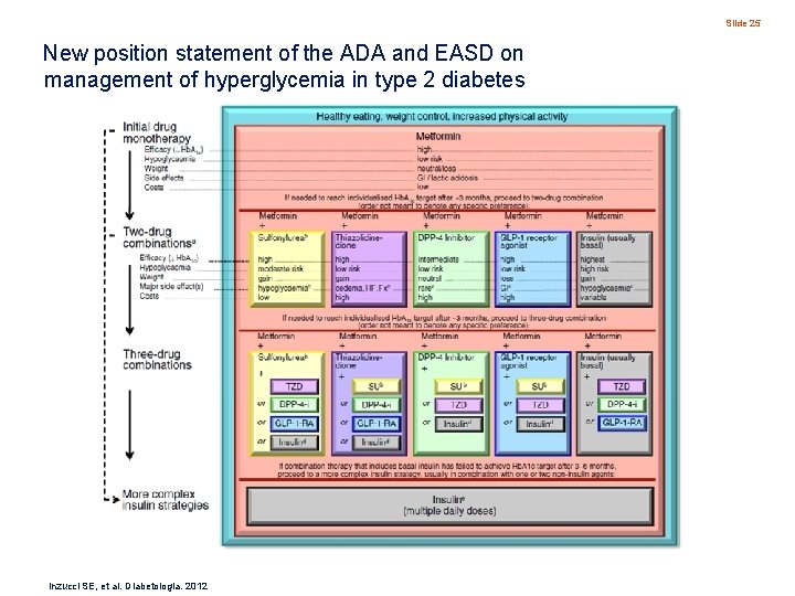 Slide 25 New position statement of the ADA and EASD on management of hyperglycemia