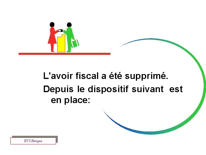 L'avoir fiscal a été supprimé. Depuis le dispositif suivant est en place: BTS Banque