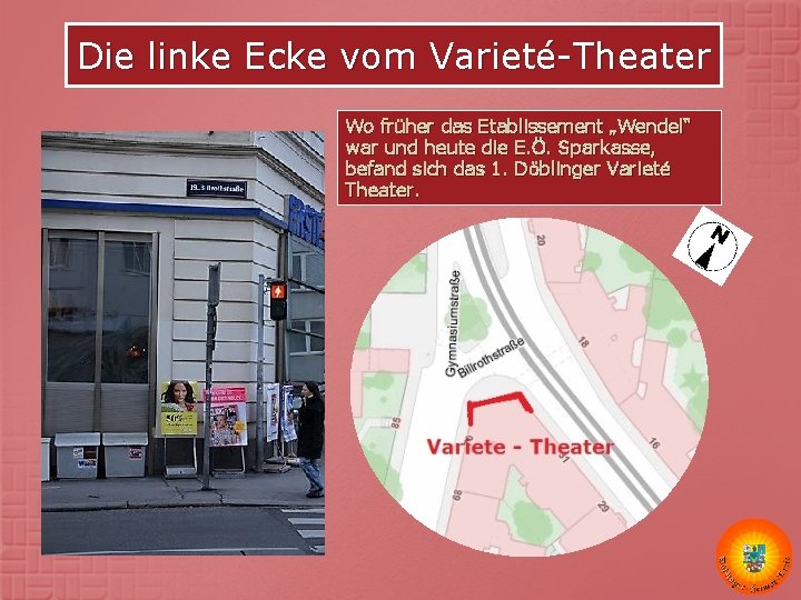 Die linke Ecke vom Varieté-Theater Wo früher das Etablissement „Wendel“ war und heute die Die linke Ecke vom Varieté-Theater Wo früher das Etablissement „Wendel“ war und heute die