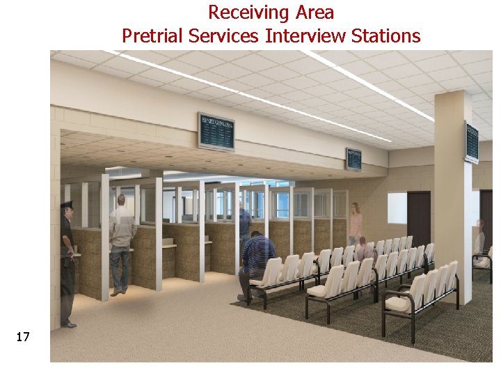 Receiving Area Pretrial Services Interview Stations 17 
