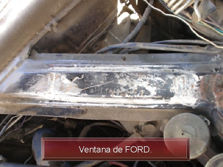 Ventana de FORD. 