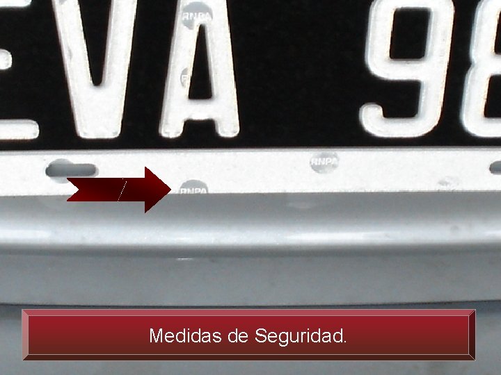 Medidas de Seguridad. 