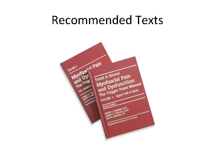Recommended Texts 