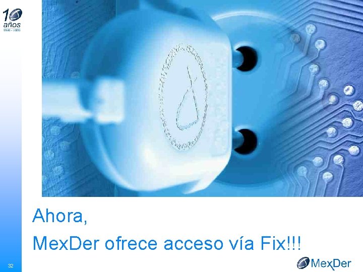 Ahora, Mex. Der ofrece acceso vía Fix!!! 32 