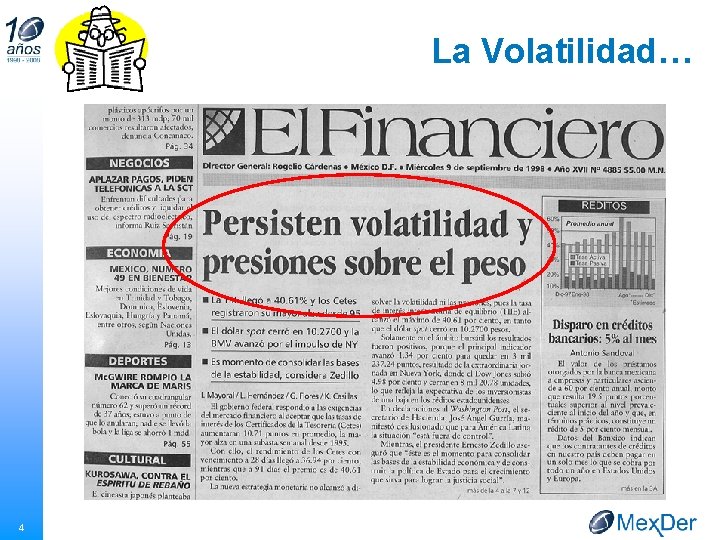 La Volatilidad… 4 