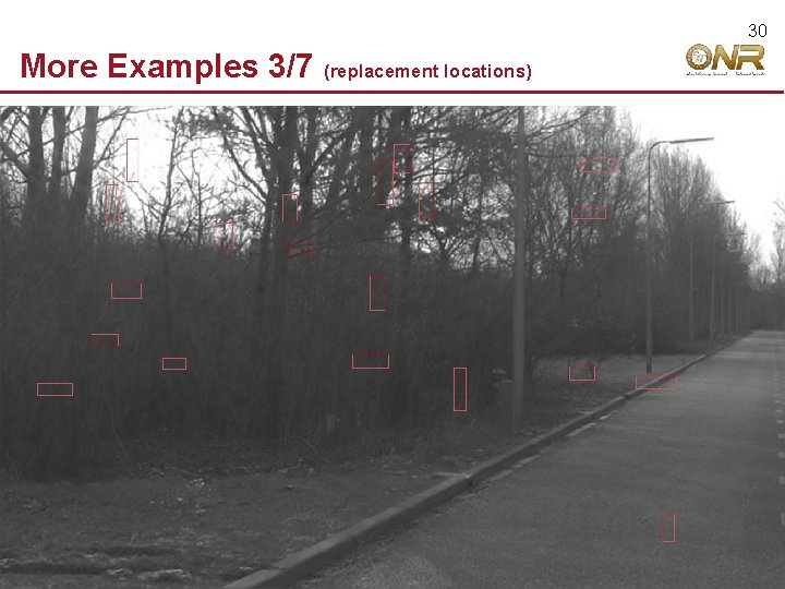 30 More Examples 3/7 © 2009 Robert Hecht-Nielsen. All rights reserved. (replacement locations) 